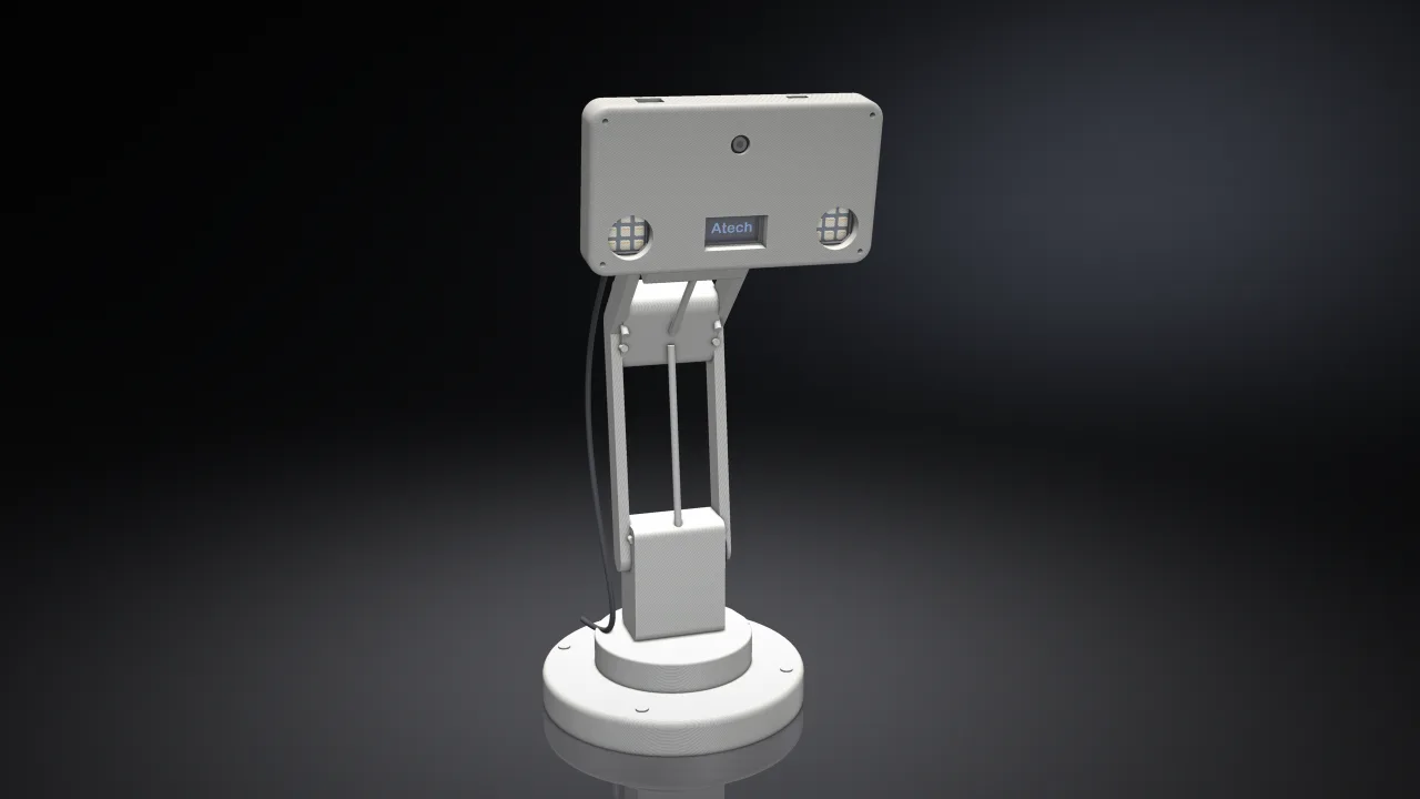 Talking desk lamp