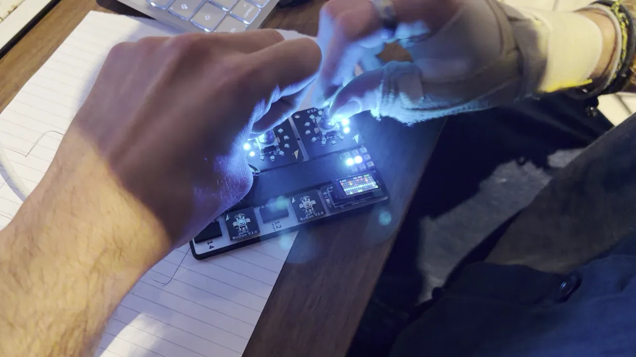 Music-reactive light show